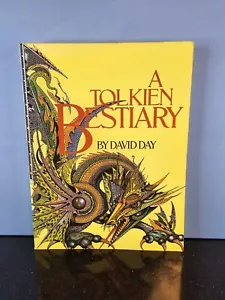 A Tolkien Bestiary By David Day Uk Paperback 1986 J.R.R Tolkien Middle Earth VGC - Foto 1 di 23