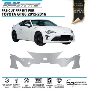 24" Front Bumper Clear Bra PPF Paint Chip Protection Film For Toyota GT86 12-17 - Picture 1 of 2