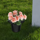  4pcs Graveyard 16-hole Flower Pot Urn Planter Grave Vase for Cemetery Memorial
