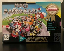Super Mario Kart (Super Nintendo SNES, 1992) Complete CIB