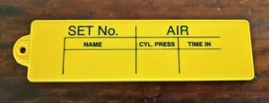 Breathing Apparatus Staging Tally Tags - Picture 1 of 1