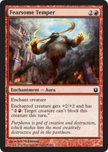 Born of the Gods - Fearsome Temper - Foil - Image 1 of 1