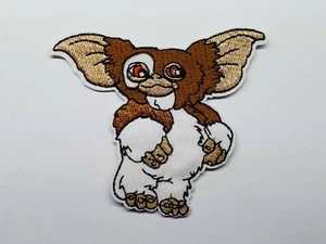 Gizmo iron on or sew on Patch Gremlins 2 Billy Kate 1984 Stripe - Picture 1 of 2