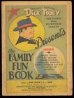 Dick Tracy Family Fun Book #nn Spy Smasher Golden Age Giveaway Comic 1940 VG-