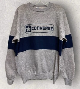 Sudadera Converse Vintage Años 80 Cuello Redondo Hombre’s XL 23.5”x27.5” - Imagen 1 de 4
