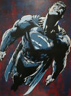 Superman DC comics original art painting on Canvas
