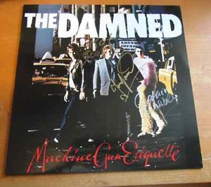 The Damned Vanian Sensible Scabies Hand Signed Vinyl LP Album in 2022 + COA - Picture 1 of 4