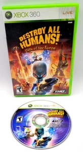 Destroy All Humans! Path of The Furon XBOX 360 GAME Game & Case - Picture 1 of 2