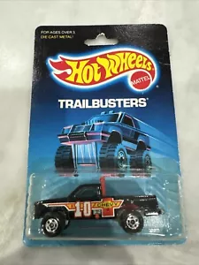 1986 Hot Wheels Trailbusters Path Beater Real Riders With Protector Case - Picture 1 of 2