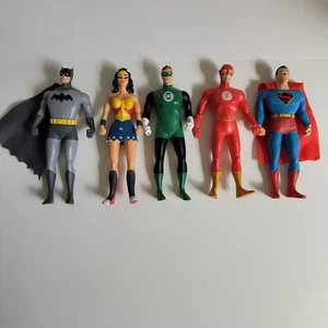 DC Comics Bendable Action Figures 5.5" Batman Superman Green Lantern Great! - Picture 1 of 7