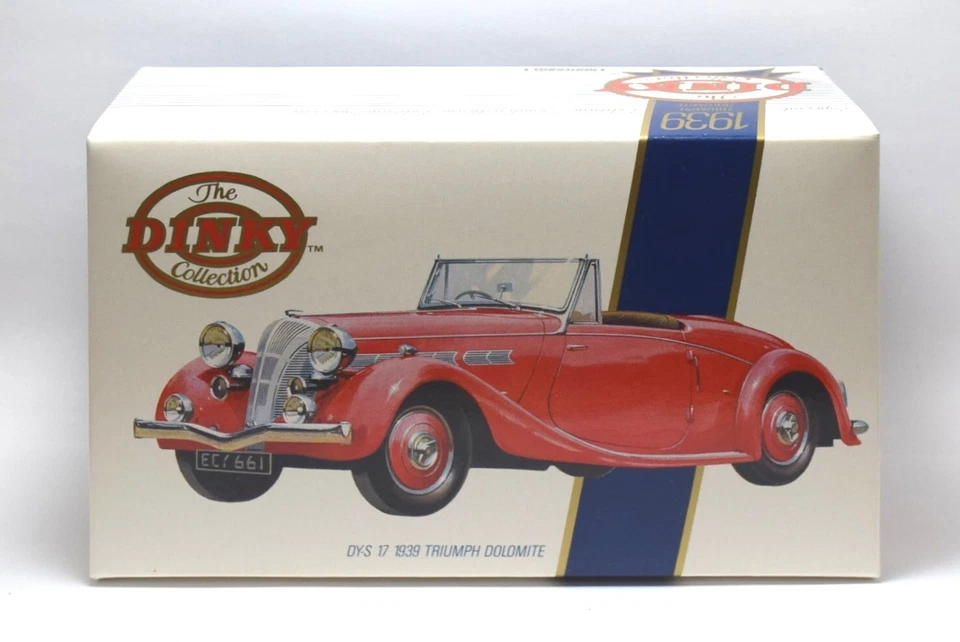 Vintage 1990 Dinky Collection 1939 Triumph Dolomite Special Edition Dys17