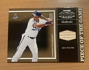 2004 Playoff Honors - Piece of the Game Bats #PG-12 George Brett 174/250