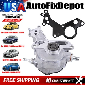 Vacuum Pump For VW Beetle Golf Passat Jetta TDI 2.0L 1.9L 2004 2005 2006 2007 - Picture 1 of 17
