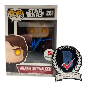 Autógrafo firmado por Hayden Christensen Funko Pop Star Wars 281 Beckett BAS Anakin - Imagen 1 de 2