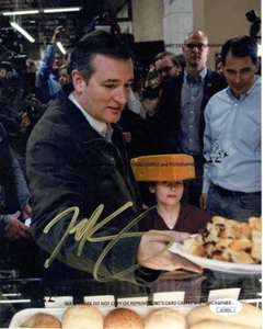 SENADOR TED CRUZ FIRMADO AUTOGRAFIADO 8x10 - Republicano - Texas - J.S.A. Cert. - Imagen 1 de 3