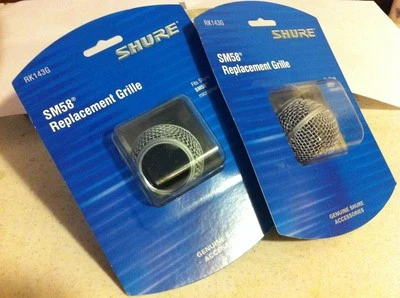 2x Rejillas de Repuesto Shure SM58 RK143G Auténticas Pieza Shure para Micrófonos SM 58 Foto 1 de 4