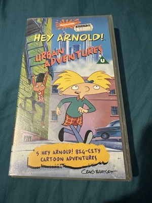 Hey Arnold! Urban Adventures VHS Video Cassette UK pal RARE - Image 1 of 4
