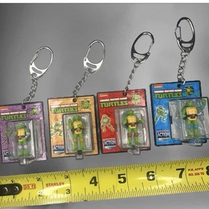 Teenage Mutant Ninja Turtles Tiny Mini Schlüsselanhänger 4er Set - Bild 1 von 7