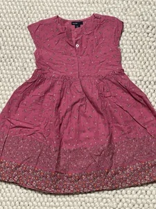 Baby Gap Button Front A Line Floral Dress Girls 5 Years - Picture 1 of 6