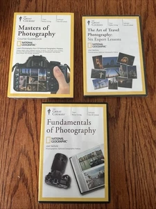 3 Sets Of The Great Courses: Fundamentals, Masters & Art Of Travel Photography - Picture 1 of 6