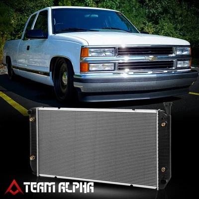 Radiador de repuesto de fábrica de aluminio para Chevrolet/GMC C/K 2500/3500 1994-2000 Foto 1 de 4