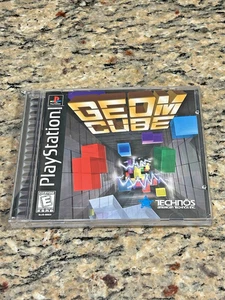 Geom Cube Sony PlayStation 1 PS1 CIB COMPLETO PROBADO 1995 JOYA ESTUCHE VARIANTE - Imagen 1 de 5