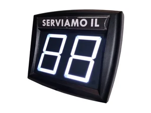 Visore Eliminacode 12 VDC LED Bianco - Ideale per Fiere, Ambulanti ed Eventi - Foto 1 di 3
