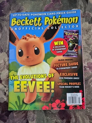 February 2009, Issue #11  Beckett Pokemon, Unofficial Collector " EEVEE! " - Image 1 of 3