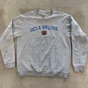 UCLA Bruins Vintage Red Oak Men’s Medium Crewneck Sweatshirt Grey Embroidered - Picture 1 of 4