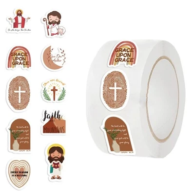 Decorative Sticker Religion Character Sticker Adhesive Decal Gift Box Sticker - image 1 of 4