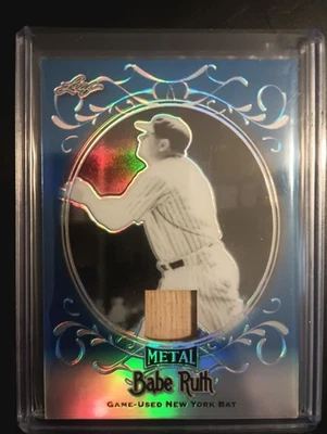 2019 Leaf Metal Babe Ruth Bat Card #SB-46  8/9 - Image 1 of 2
