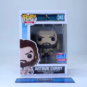 Arthur Curry #243 2018 Fall Con Exclusive - Brand New - Funko POP Heroes - Picture 1 of 6