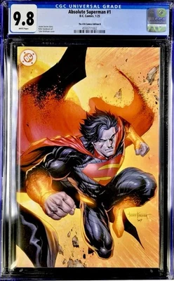 Absolute Superman #1 - CGC 9.8 Tyler Kirkham 616 Comics Exclsv Virgin Variant DC - Image 1 of 2