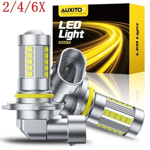 2/4/6X 9145 9140 H10 LED Fog Light Bulb 100W 5000LM 6500K White Conversion Kit - Picture 1 of 25