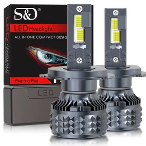 30000LM H7 LED Headlight High Power 30Pcs CSP H1 H4 Led Canbus H8 H11 9005 HB3 - Picture 1 of 7