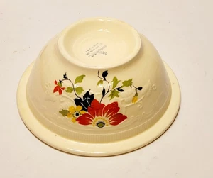 Vintage Homer Laughlin geprägte Rührschüssel Art Deco Blumen 8" - Bild 1 von 7