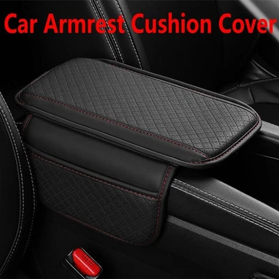 Car Armrest Cushion Cover Center Console Box Pad Mat with Pocket for TOYOTA Foto 1 de 4