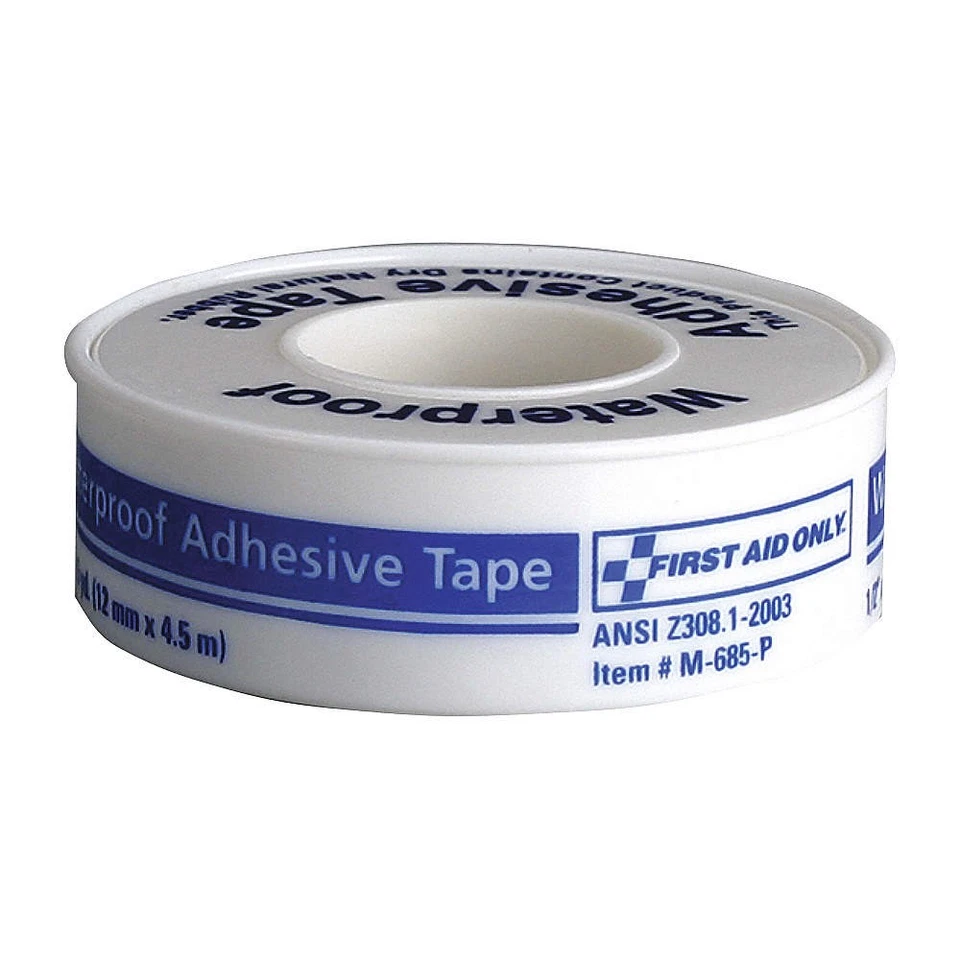 FIRST AID ONLY M685-P First Aid Tape,5yd,1/2"W,White 36LF70 - Image 1 of 1