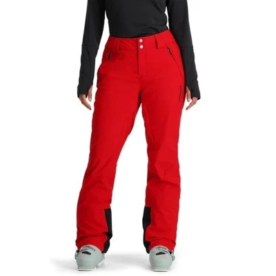 NUEVO CON ETIQUETAS SPYDER GORE-TEX Hone Shell Pantalones S Rojo GTX Pantalón de Nieve Elastizado NUEVO Foto 1 de 4