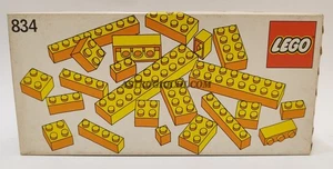 LEGO LEGOLAND 834 GELBE STEINE TEILEPAKET VINTAGE 1980 NEU IN VERSIEGELTER BOX - Bild 1 von 7