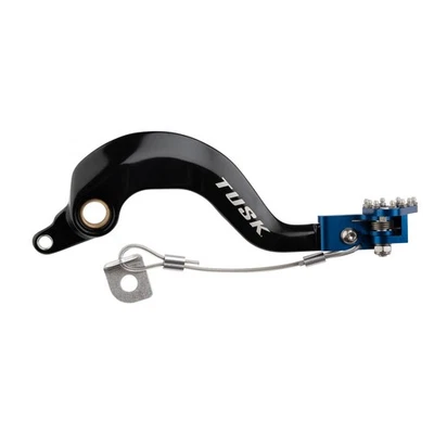 Tusk Aluminum Brake Pedal Blue Tip For Yamaha WR400F 1998-2000 - Изображение 1 из 2