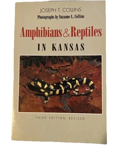 Amphibians & Reptiles in Kansas – Joseph T. Collins Revised Edition Book VG - Picture 1 of 4