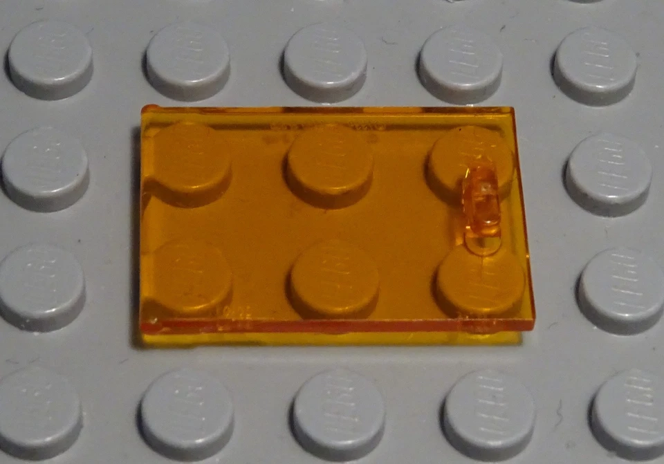 Lego Schrank Tür 2x3 Transparent Orange - Bild 1 von 1