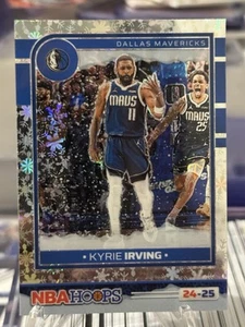 2024-25 NBA Hoops Premium Holiday Kyrie Irving #108 Winter Snowflake Mavericks - Picture 1 of 2
