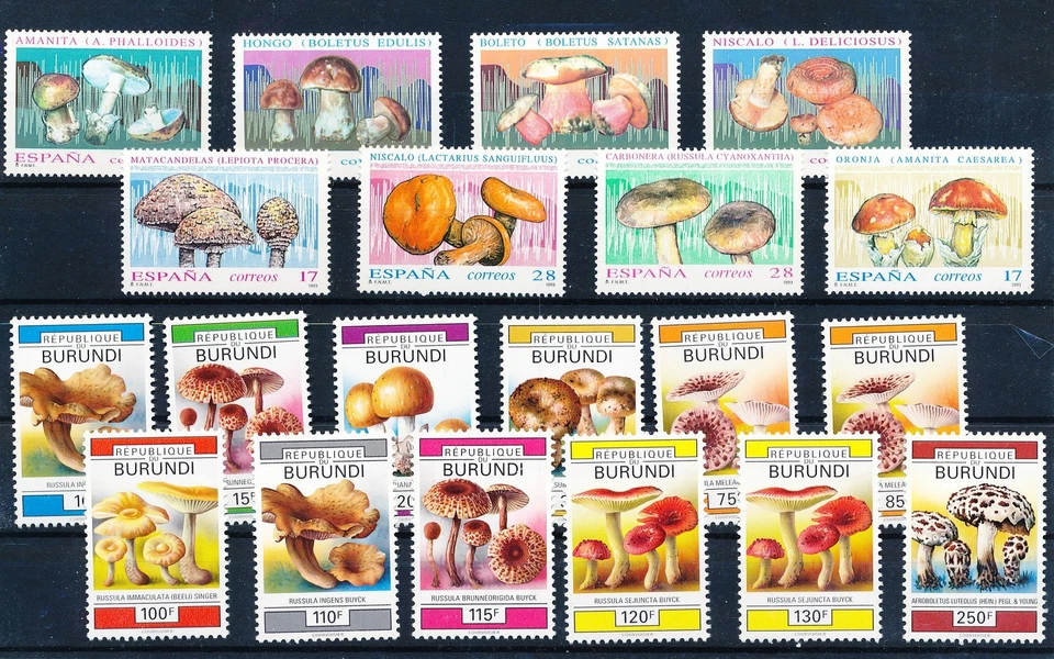 LS63384 World fungi plants mushrooms fine lot MNH - Image 1 of 1