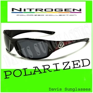 Gafas de sol polarizadas por nitrógeno PZ7503 Davis A1 pesca golf negro lentes de humo - Imagen 1 de 2