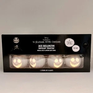 Disney The Nightmare Before Christmas Jack Skellington Musical String Lights New - Picture 1 of 4