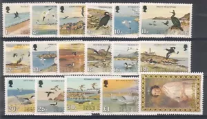 ISLE OF MAN 1983/5 SEABIRDS AND QUEEN'S PORTRAIT SET OF 17 U/MINT - Bild 1 von 1