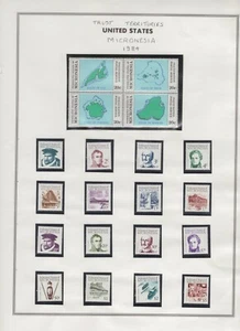 Micronesia Island 1984 Postal Independence  Navigators Culture Sc #48-67 ST1657 - Picture 1 of 1