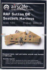 Harnais de ceinture de sécurité ASCSB24QK 1:24 échelle air RAF Sutton QK